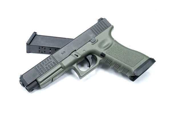 Load image into Gallery viewer, Guarder G34 6061 Aluminum CNC Slide & Steel Barrel Kit for MARUI G17 (Custom Ver. Black) #GLK-65BK