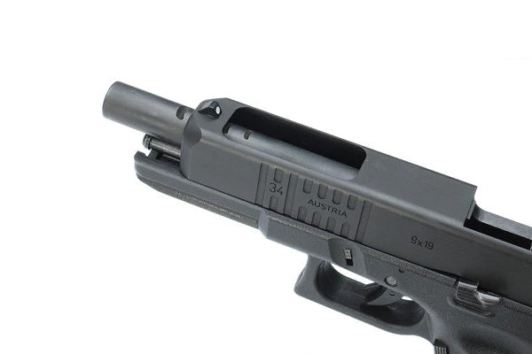 Load image into Gallery viewer, Guarder G34 6061 Aluminum CNC Slide & Steel Barrel Kit for MARUI G17 (Custom Ver. Black) #GLK-65BK