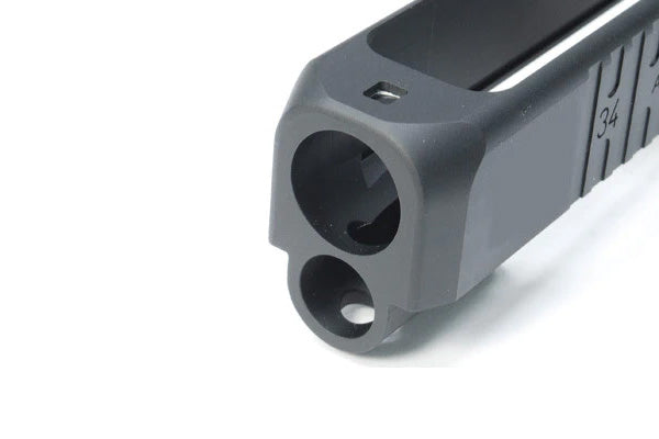 Load image into Gallery viewer, Guarder G34 6061 Aluminum CNC Slide & Steel Barrel Kit for MARUI G17 (Custom Ver. Black) #GLK-65BK