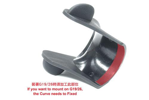 Load image into Gallery viewer, Guarder Nylon Thumb Rest for GLK-Series (Black) #GLK-70BK