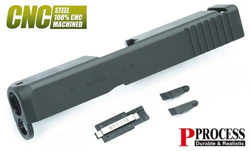 Load image into Gallery viewer, Guarder Steel CNC Slide for MARUI G26 Gen3 (Standard/Black) 2021 New Ver. #GLK-74(BK)