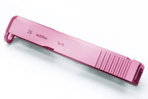 Load image into Gallery viewer, Guarder G26 CNC Aluminum Slide & Stainless Barrel Set for TM G26 (Pink) #GLK-94(P)
