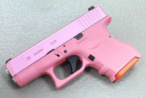 Guarder G26 CNC Aluminum Slide & Stainless Barrel Kit for TM G26 Custom (Pink)