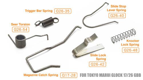 Guarder Enhanced Spring Set for Tokyo Marui / KJ / WE G-series 