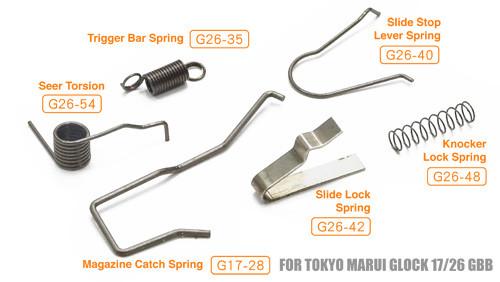 Guarder Enhanced Spring Set for Tokyo Marui / KJ / WE G-series