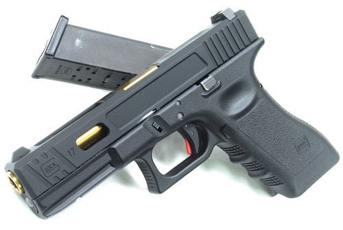 Load image into Gallery viewer, Guarder S-Type Custom Aluminum Slide for TM Tokyo MARUI G17 GBB series - Black #GLK-117(BK)