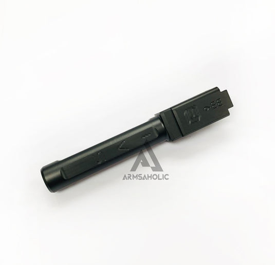 Guns Modify S Style G19 Steel Outer Barrel for Marui G19 (Black)