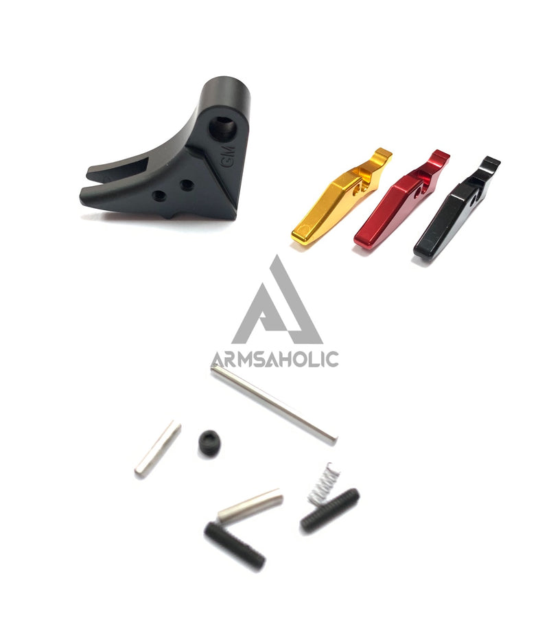 Load image into Gallery viewer, Guns Modify Aluminum Adjustable Trigger for Marui G-Series GBB (Black/Ver.3)