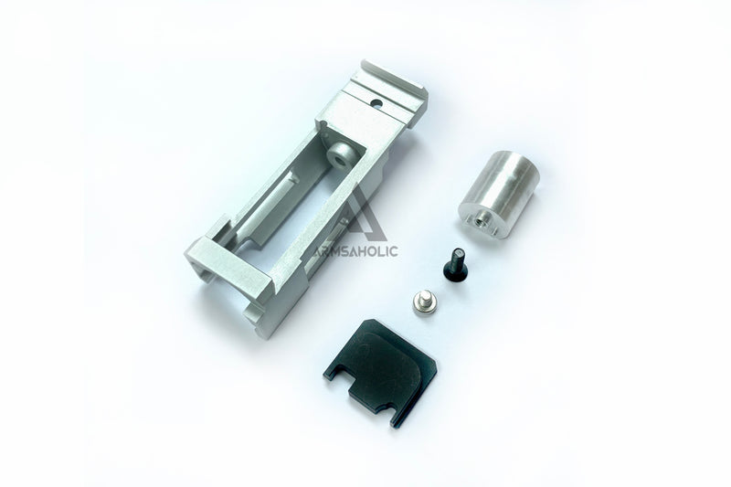 Load image into Gallery viewer, Guns Modify Separately Rear Plate CNC Blow Back Housing For Marui G18C #GM0051 Silver