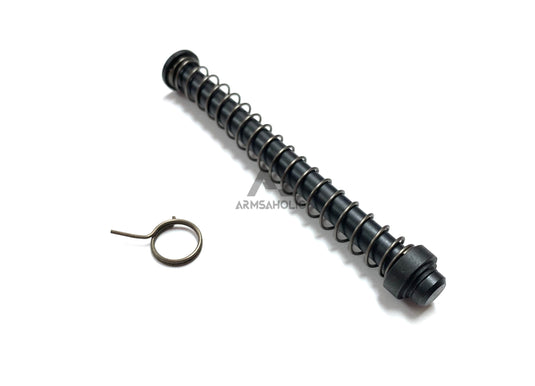 Guns Modify 125% Steel Recoil Spring Guide Rod Set for Tokyo Marui G17/G18C/22/34 GBB - Black