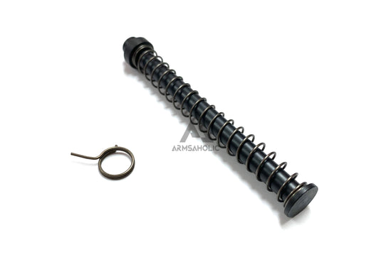 Guns Modify 125% Steel Recoil Spring Guide Rod Set for Tokyo Marui G17/G18C/22/34 GBB - Black