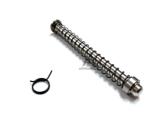 Guns Modify 125% Steel Recoil Spring Guide Rod Set for Marui G17 G18 - Silver