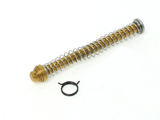 Guns Modify 125% Steel Recoil Spring Guide Rod Set for Tokyo Marui G17 G18 GBB - Gold