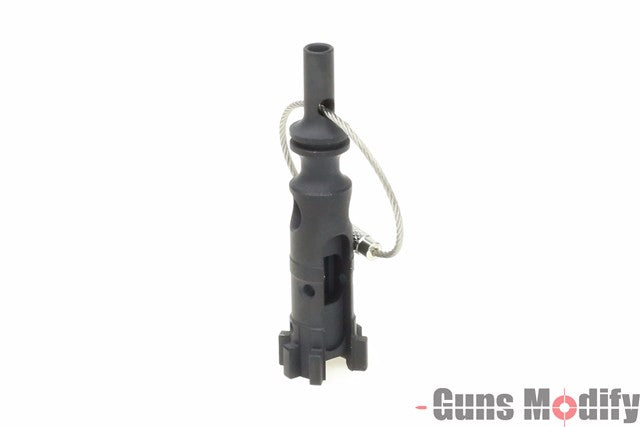 Load image into Gallery viewer, Guns Modify Stainless AR Bolt Key Chain S style (Black)