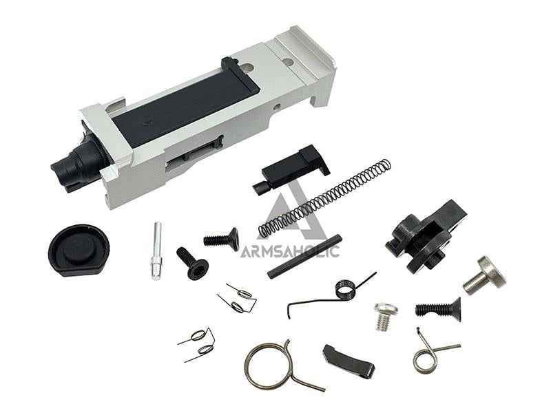 Load image into Gallery viewer, Guns Modify SA Style Slide Threaded Stainless Barrel (Gold) Housing & Parts for Marui G17 #GM0423