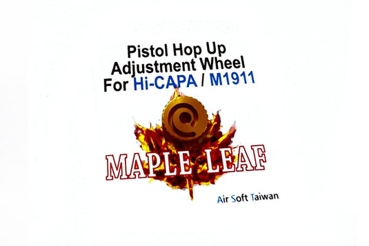 Maple Leaf Hop Up Adjustment Wheel for HI-CAPA/M1911/MEU/P226 GBB