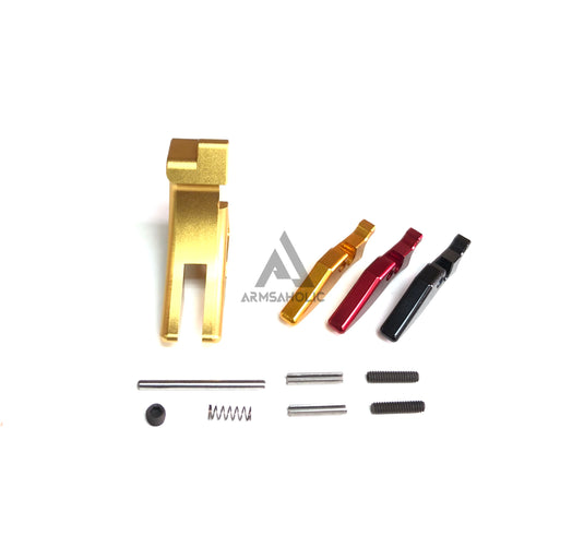 Guns Modify Aluminum Adjustable Trigger for Marui G-Series GBB (Golden/S Style)