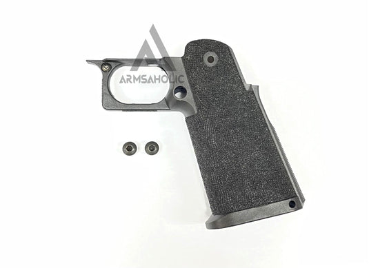 ArmsAholic Custom S-style Block Barrel JW3 Style Stipple Lower Frame For Marui HI-CAPA Airsoft GBB