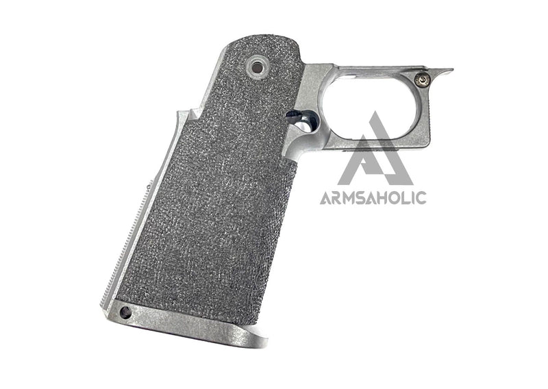 Load image into Gallery viewer, ArmsAholic Custom S-style Block Barrel JW3 Style Stipple Lower Frame For Marui HI-CAPA Airsoft GBB
