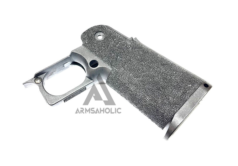 Load image into Gallery viewer, ArmsAholic Custom S-style Block Barrel JW3 Style Stipple Lower Frame For Marui HI-CAPA Airsoft GBB