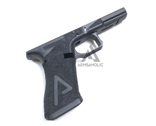 ArmsAholic Custom AGA-style Lower Frame for Marui 17 / 18C / 34 Airsoft GBB - Big Logo Version 2018