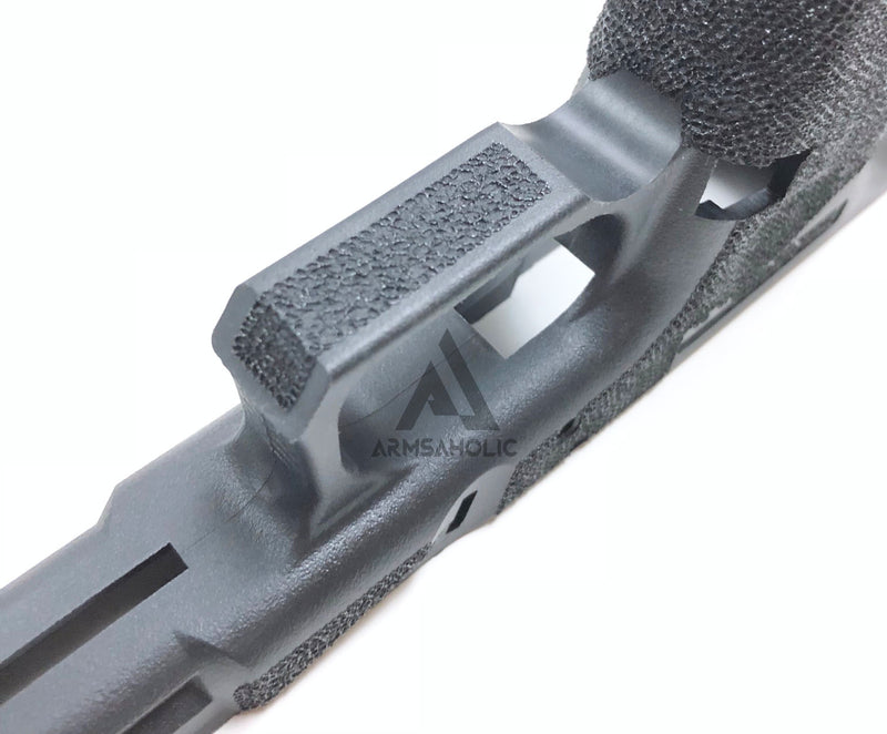 Load image into Gallery viewer, ArmsAholic Custom AGA-style Lower Frame for Marui 17 / 18C / 34 Airsoft GBB - Big Logo Version 2018