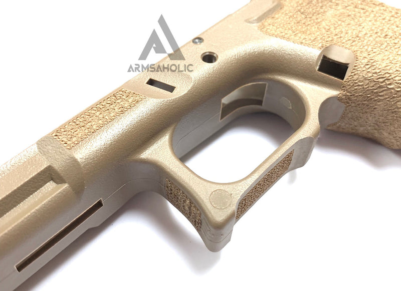 Load image into Gallery viewer, Armsaholic Custom S-style Lower Frame For Marui 17 / 18C Airsoft GBB - FDE New Version
