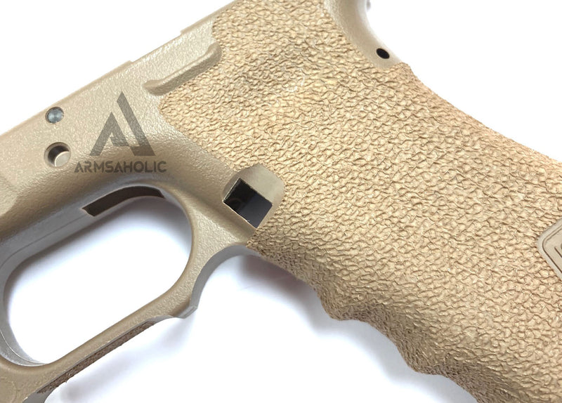 Load image into Gallery viewer, Armsaholic Custom S-style Lower Frame For Marui 17 / 18C Airsoft GBB - FDE New Version
