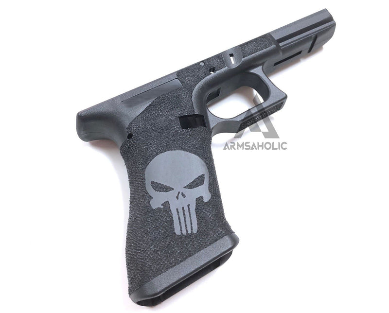 Load image into Gallery viewer, ArmsAholic Custom Made Punisher Lower Frame for Marui G17 / 18C Airsoft GBB
