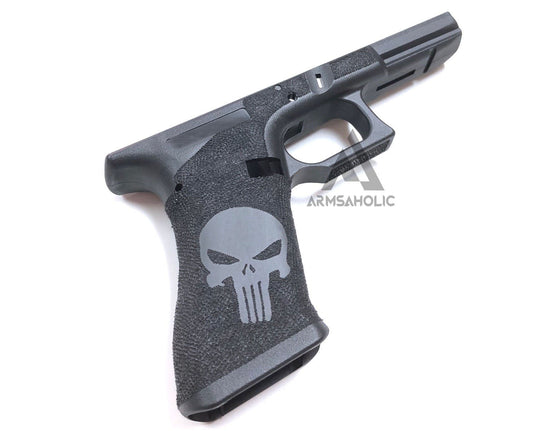 ArmsAholic Custom Made Punisher Lower Frame for Marui G17 / 18C Airsoft GBB