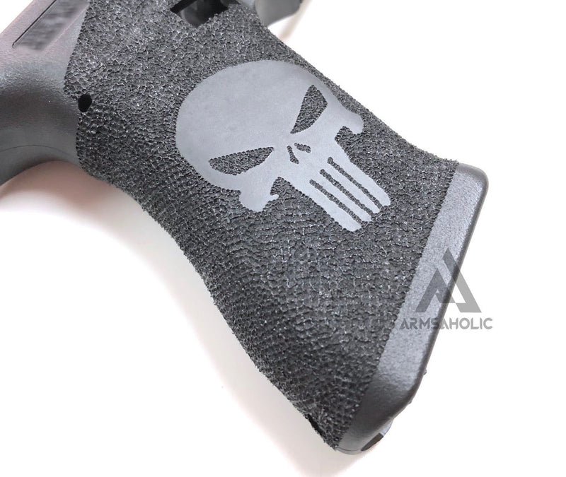 Load image into Gallery viewer, ArmsAholic Custom Made Punisher Lower Frame for Marui G17 / 18C Airsoft GBB
