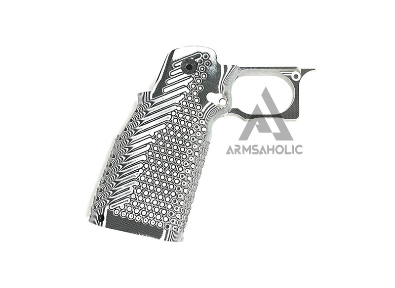 Load image into Gallery viewer, Nova CNC G10 Grip with Magwell for Tokyo Marui 5.1 Hicapa GBB series - ( Mix Texture ) - GRAY