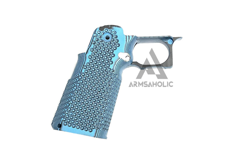 Load image into Gallery viewer, Nova CNC G10 Grip for Tokyo Marui 5.1 Hicapa GBB series - ( Circle ) - BLUE
