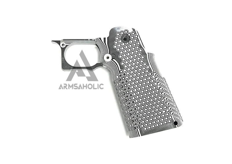 Load image into Gallery viewer, Nova CNC G10 Grip for Tokyo Marui 5.1 Hicapa GBB series - ( Circle ) - GRAY