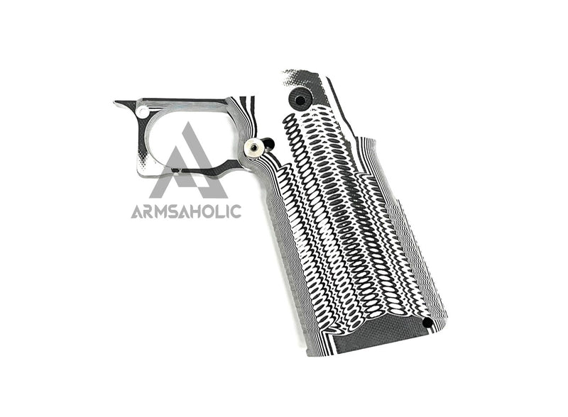 Load image into Gallery viewer, Nova CNC G10 Grip with Magwell for Tokyo Marui 5.1 Hicapa GBB series - ( Ditch ) - GRAY