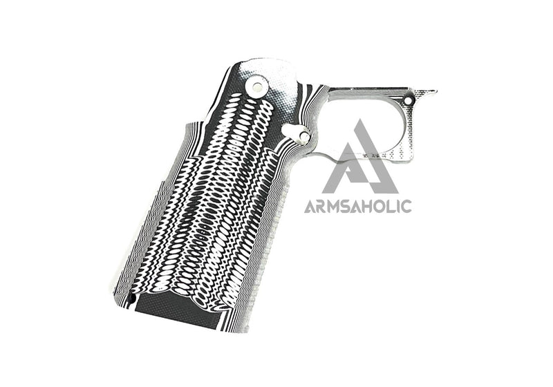 Load image into Gallery viewer, Nova CNC G10 Grip with Magwell for Tokyo Marui 5.1 Hicapa GBB series - ( Ditch ) - GRAY