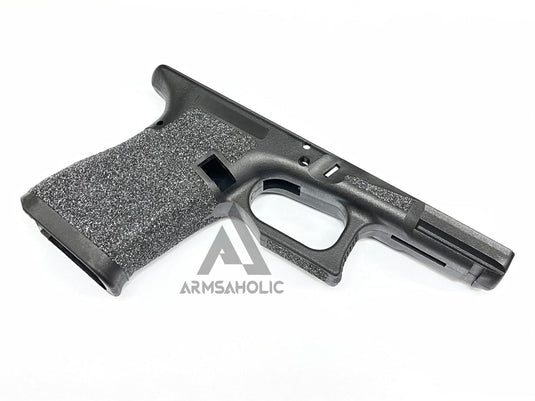 ArmsAholic Custom T-style 04 Silicon Carbide Lower Frame for Marui G19 Airsoft GBB - Black