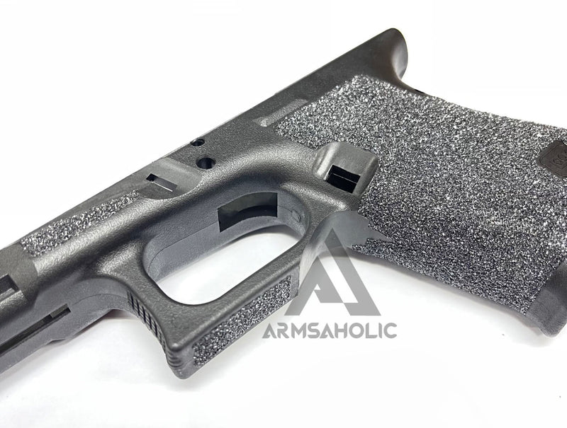 Load image into Gallery viewer, ArmsAholic Custom T-style 04 Silicon Carbide Lower Frame for Marui G19 Airsoft GBB - Black
