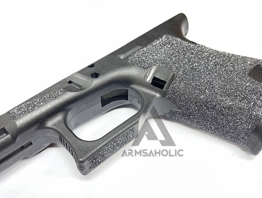 ArmsAholic Custom T-style 04 Silicon Carbide Lower Frame for Marui G19 Airsoft GBB - Black