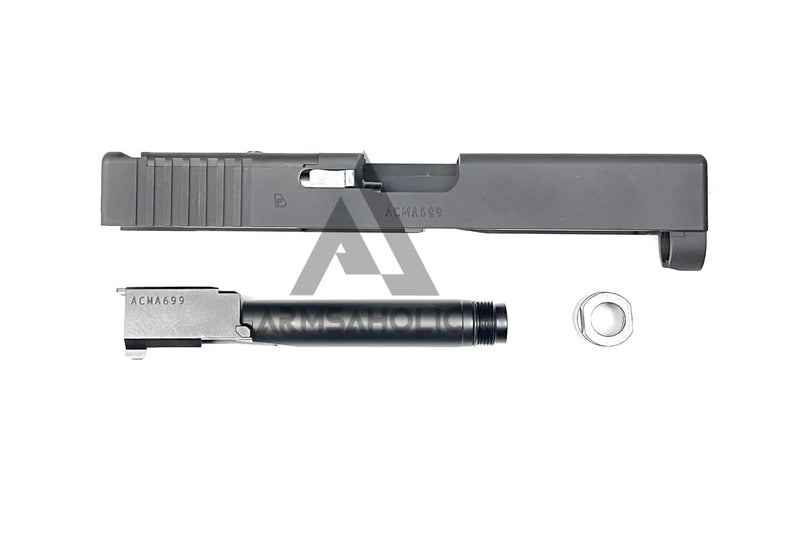 Load image into Gallery viewer, Nova CNC Aluminum G19 MOS Slide Kit for Tokyo Marui G19 Gen4 GBB series - Black