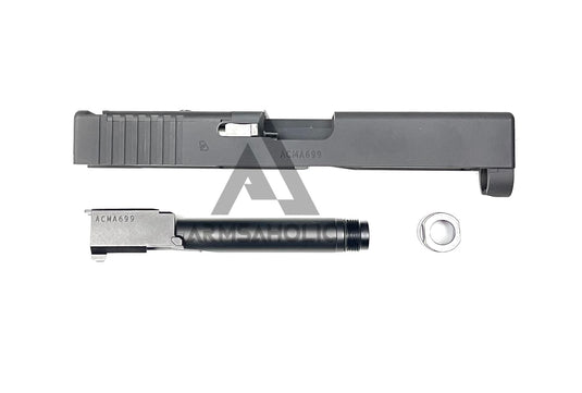 Nova CNC Aluminum G19 MOS Slide Kit for Tokyo Marui G19 Gen4 GBB series - Black