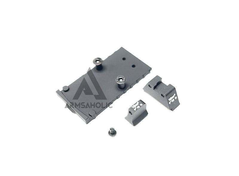 Load image into Gallery viewer, Nova CNC Aluminum G19 MOS Slide Kit for Tokyo Marui G19 Gen4 GBB series - Black