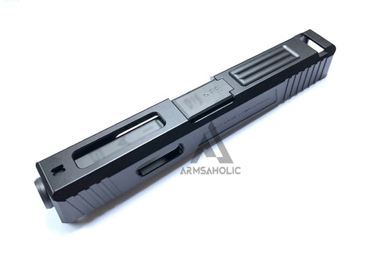 GunsModify SA Alu CNC Slide/Stainless 4 fluted Black barrel Set for TM G19