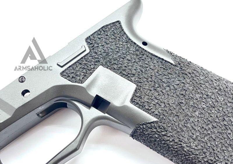 Load image into Gallery viewer, Armsaholic Custom Stippling P80 Lower Frame For Marui 17 / 18C Airsoft GBB Black
