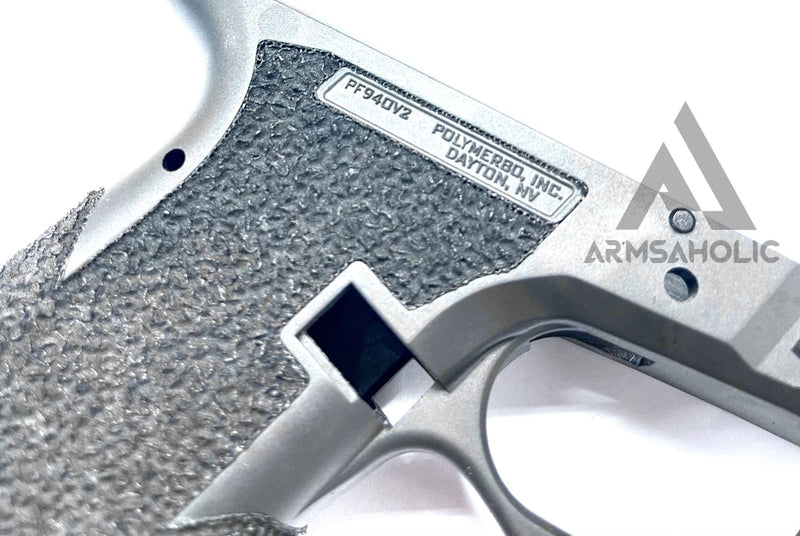 Load image into Gallery viewer, Armsaholic Custom Stippling P80 Lower Frame For Marui 17 / 18C Airsoft GBB Black