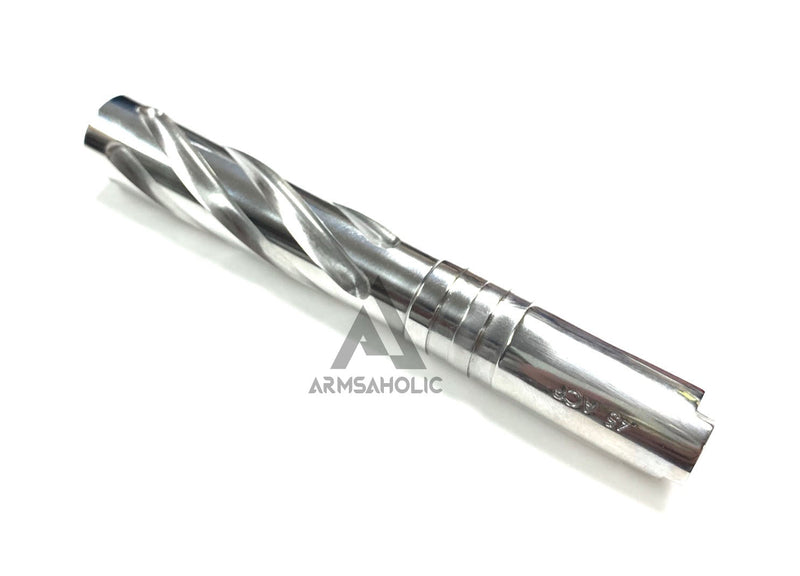 Load image into Gallery viewer, 5KU Tornado 5 inch Stainless Outer Barrel 11mm CW Threads for Hi-CAPA 5.1- Silver