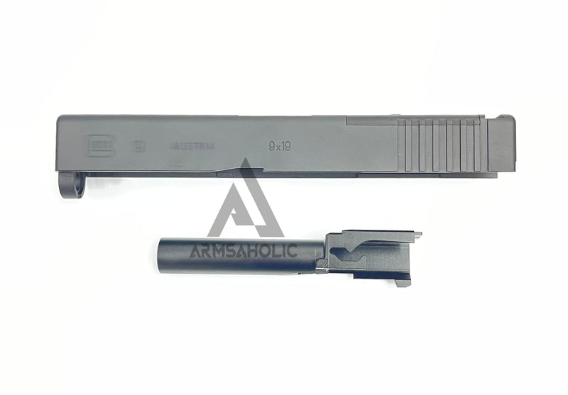 Load image into Gallery viewer, Nova CNC Aluminum G19 MOS Slide Kit for Tokyo Marui G19 GBB series - Black