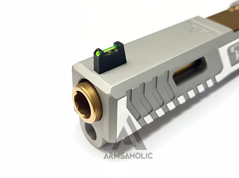 Load image into Gallery viewer, Nova T-Style JW G19 RMR Aluminum Slide for Tokyo Marui Airsoft G19 GBB Series - Silver