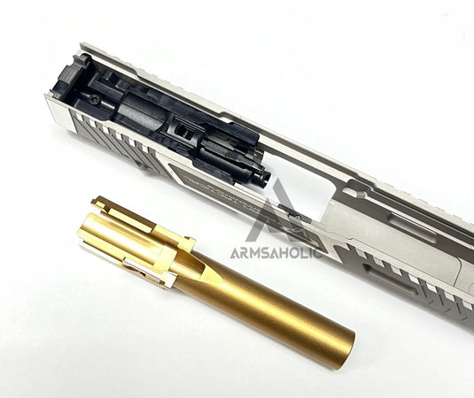 Nova T-Style JW G19 RMR Aluminum Slide for Tokyo Marui Airsoft G19 GBB Series - Silver
