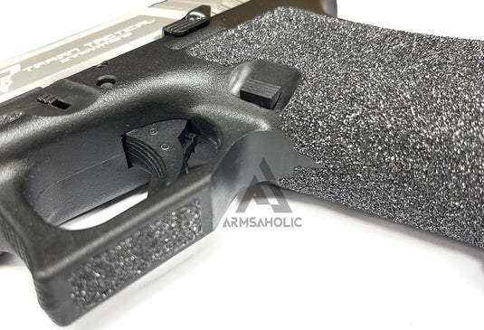 ArmsAholic Custom - T-Style 19 RMR GBB with Silicon Carbide Grip Airsoft - Sliver